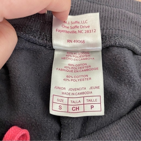 Soffe Jogger Lounge Pant Gray Small Juniors - Picture 8 of 8